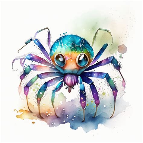 Cute Spider Clipart 300dpi High Resolution PNG Graphics Instant Download for Commercial Use ...