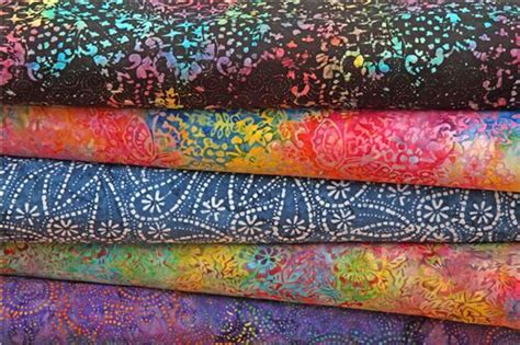 Rainbow Timeless Treasures Extra Wide Tropical Flower Batik Fabric