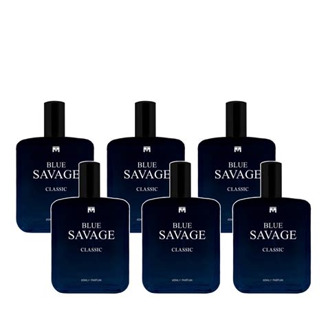 6-Pack Blue Savage Classic Eau De Parfum 60ml - DOT Made