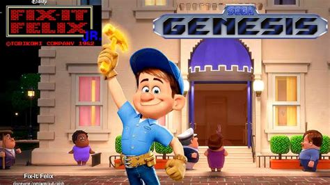 Fix It Felix Jr Sega Genesis Gameplay Youtube