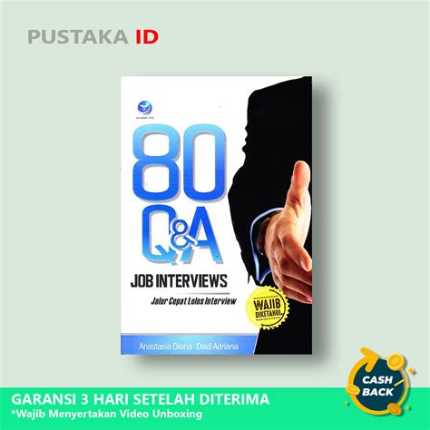 Jual Buku 80 Q A Job Interview Jalur Cepat Lolos Interview Original