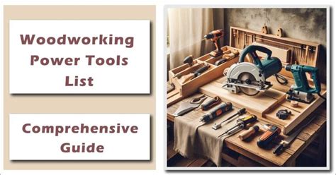 Complete Woodworking Power Tools List Everything You Need Mech Forged