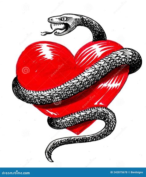 Heart Snake Stock Photography 21228512