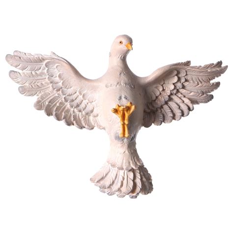 Holy Spirit Statue Wood Painted Val Gardena Online Sales On