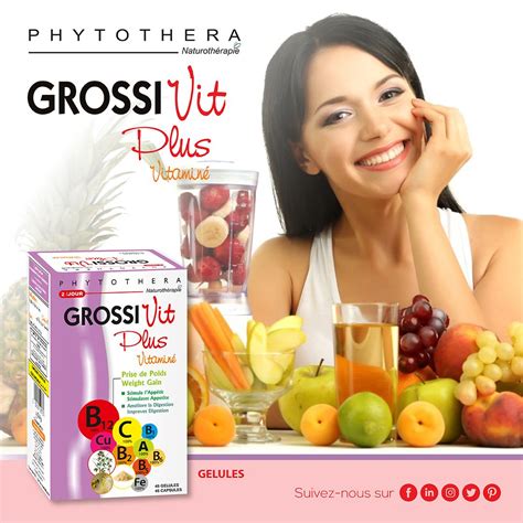 Phytothera Grossivit Plus Vitamin G Lules Vitamines