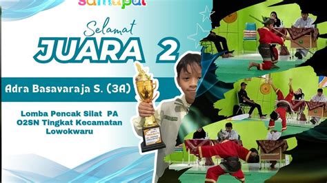 Final Seleksi Pencak Silat Ipsi Kategori Seni Tingkat Sd Dalam Lomba