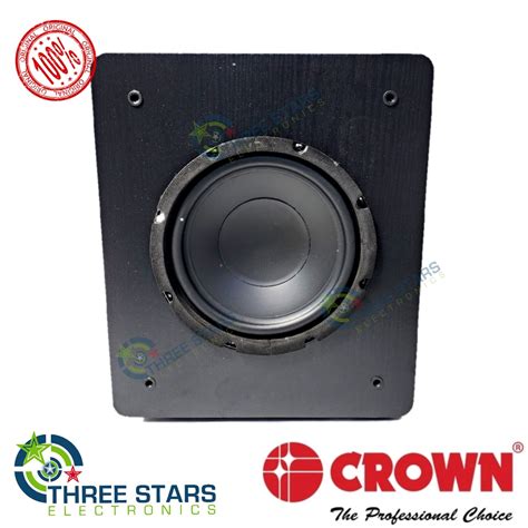 2022 Original Crown BW 8 Active Subwoofer 8 Inch 150 Watts Peak Power