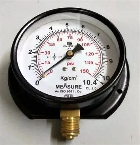 4 Inch 100 Mm Water Pressure Gauges 0 To 25 Bar 0 To 400 Psi At Rs