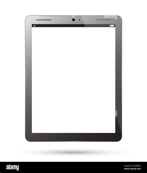 Tablet PC Computer Realistic Modern Mobile Pad Digital Vector Design