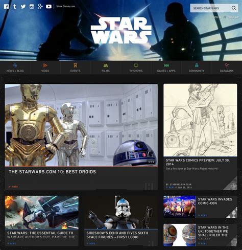 A Bright Center of the Web Universe: the New StarWars.com - Torx