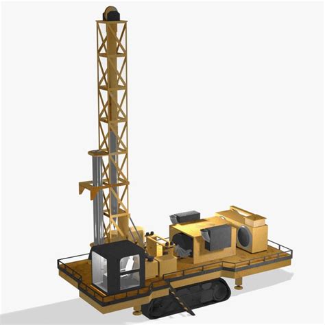 Drilling Rig 3d Models For Download Turbosquid