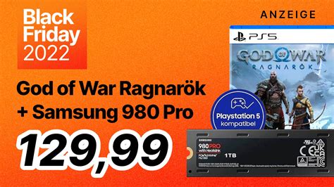 Tolles Bundle für PS5 Jetzt God of War Ragnarök PS5 SSD 1 TB für 129