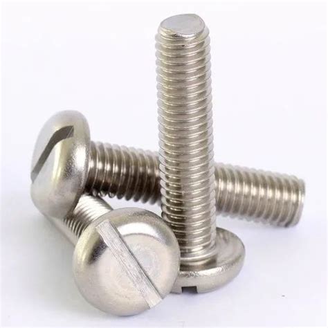 Stainless Steel Slotted Pan Head Machine Screw Grade SS304 Size M2