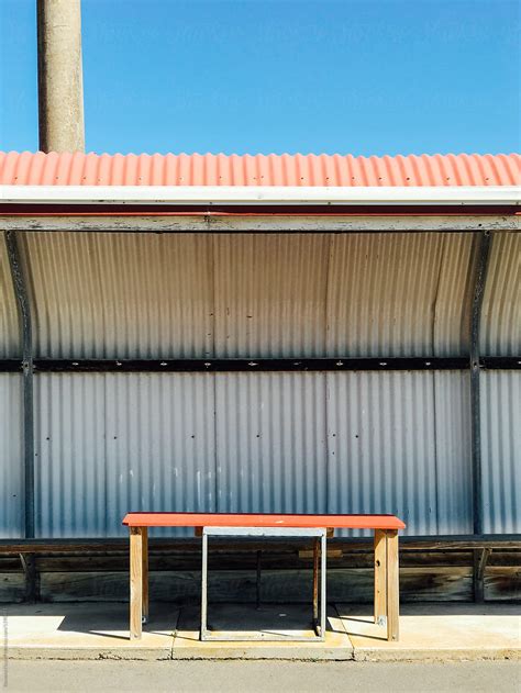 "Sports Bench On Basketball Court" by Stocksy Contributor "Rowena ...