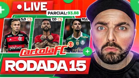 Live Cartola Fc Rodada Escalando Os Melhores Meias Youtube