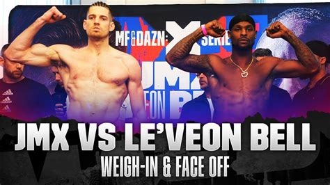 Jmx Vs Le Veon Bell Weigh In And Face Off Youtube