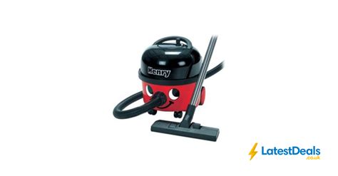 Numatic Henry HVR200A Cylinder Vacuum Cleaner Red And Black