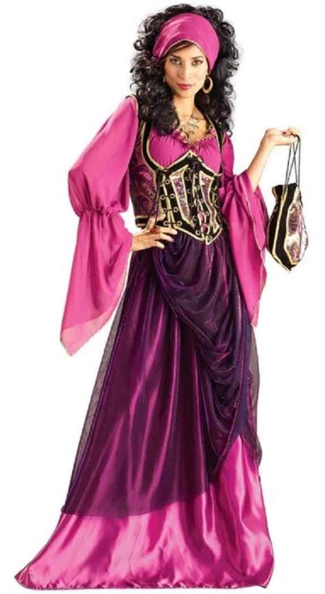 Wench Medieval Renaissance Gypsy Fortune Teller Pirate Halloween Adult