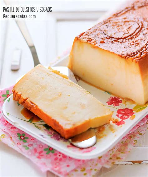 Flan de quesitos y cuajada receta FÁCIL sin horno PequeRecetas