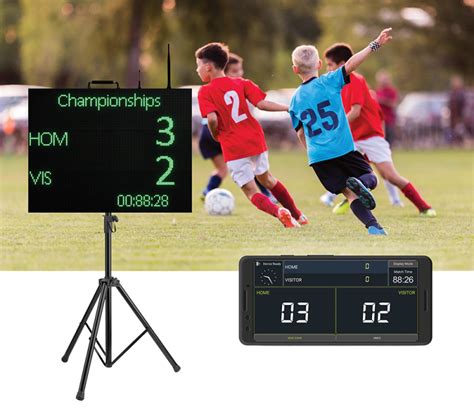 Scorli Portable Scoreboard App Scoreboard For Soccer Volleyball And Etc