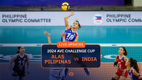 Alas Pilipinas Vs India Avc Challenge Cup Mayo Philippines