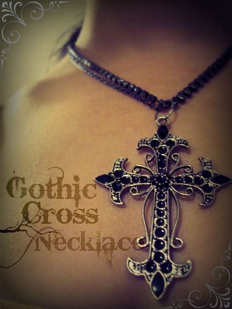 Gothic Cross Necklace · A Cross Pendant · Jewelry on Cut Out + Keep