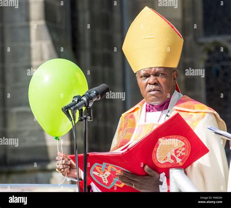 Archbishop of York John Sentamu leads 21 bishops in releasing balloons ...