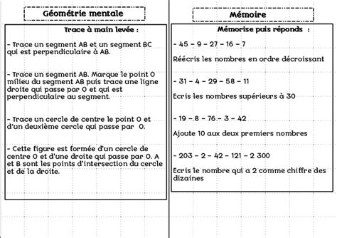 Fichier Calcul Mental Pour La P Riode De Deux Choses L Une