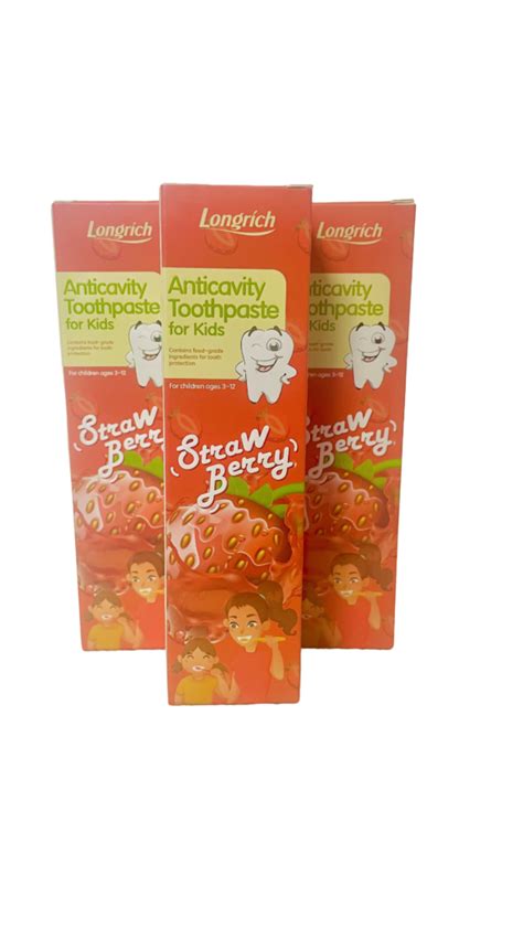 Pâte Dentifrice Fraise Pour Enfant Longrich Quebec