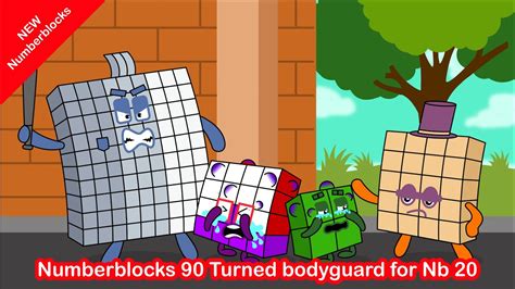 Numberblocks 90 Turned bodyguard for Nb 20 | Numberblocks Fanmade ...