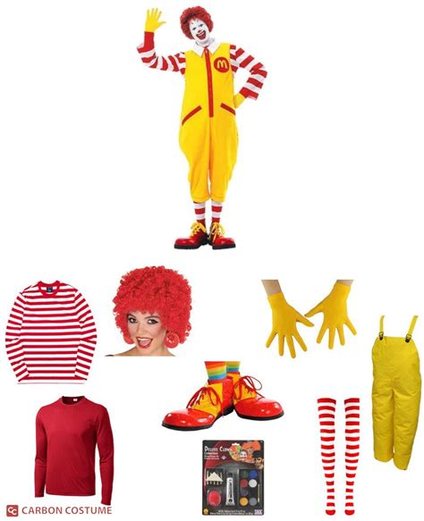 Ronald Mcdonald Costume Guide For Cosplay Halloween