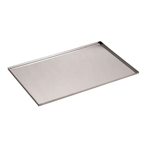 Plaque pâtissière inox bords droits GN 1 1