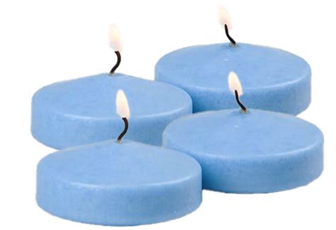 3 Light Blue Floating Candles 4 Pack Maggies Blend Candles