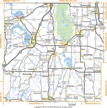 Dodge County Wi Map - Alanna Leontyne