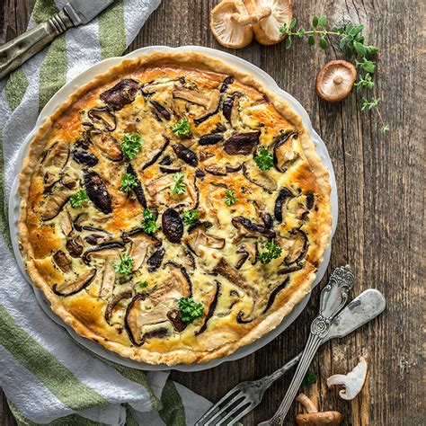 Recette Tarte Aux Champignons De Paris