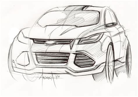 Ford Vertrek Concept Design Sketch By Andrea Di Buduo Car Body Design