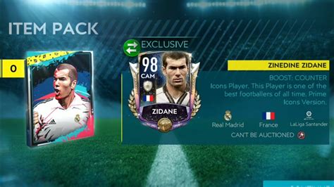 We Got Prime Icon Zidane In Fifa Mobile How To Unlock The First