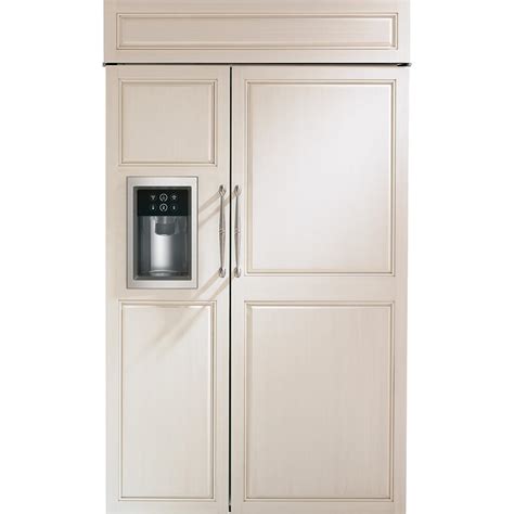 Monogram 48 Built In Side By Side Custom Panel Dispenser Refrigerator