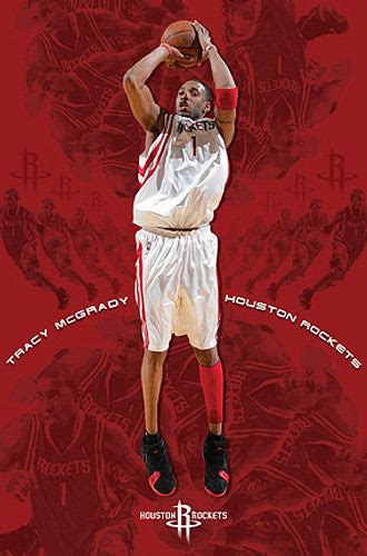 Tracy McGrady "Red Rocket" Houston Rockets Poster - Costacos 2006 – Sports Poster Warehouse