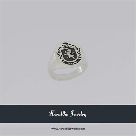 Mason Family Crest Jewelry – Heraldic Jewelry