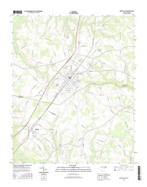 Mytopo Mount Olive North Carolina Usgs Quad Topo Map