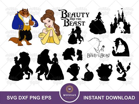 Beauty And The Beast Svg Bundle Cricut Silhouette The Best Porn Website