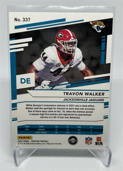 Panini Prestige Xtra Points Astral Travon Walker Rookie