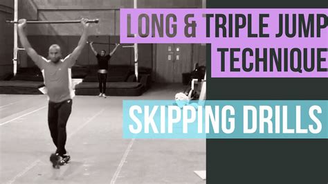 Long And Triple Jump Technique Develop Greater Power With Skipping