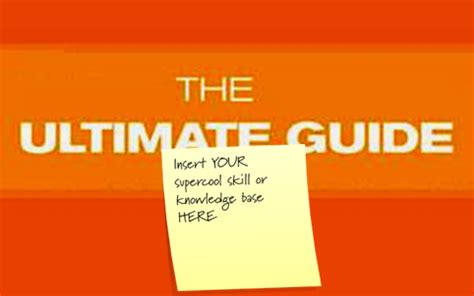 ultimate guide  creating ultimate guides kristi hines shoestring