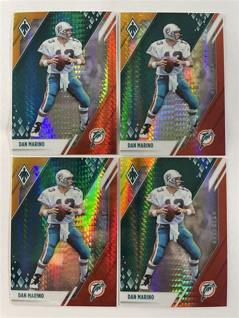 2021 Panini Phoenix Dan Marino Fire Burst Prizm Fanatics Exclusive