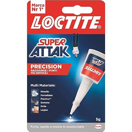 Loctite Super Attak Precision Colla Liquida Trasparente Con Beccuccio