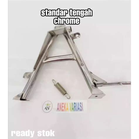 Jual Standar Tengah Chrome Supra X Supra Fit New Karisma Dll