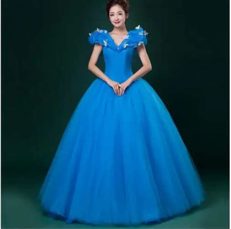 New 2017 Custom Made Women Halloween Cosplay Adult Princess Cinderella