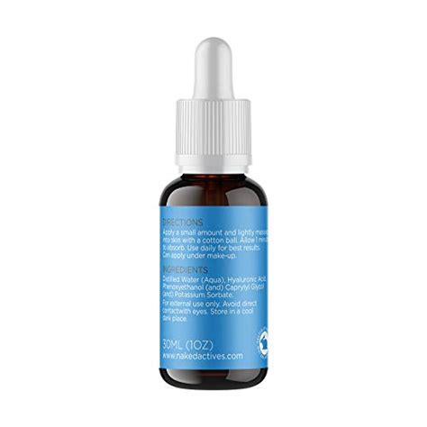 Naked Hyaluronic Acid Vegan Sodium Hyaluronate Serum For Anti Aging